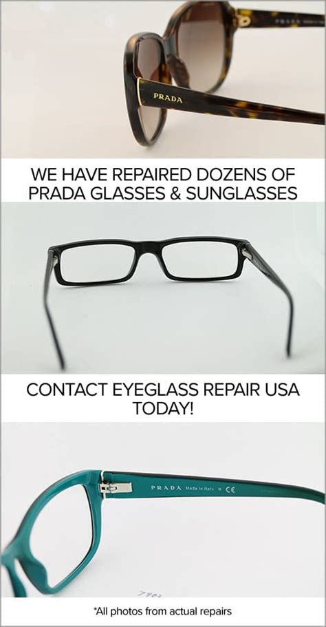 prada eyeglass repair